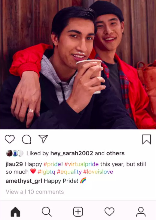 pride month instagram hashtag
