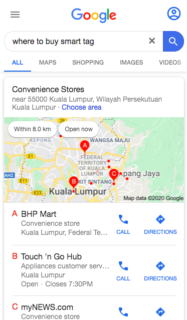 google my business local listing
