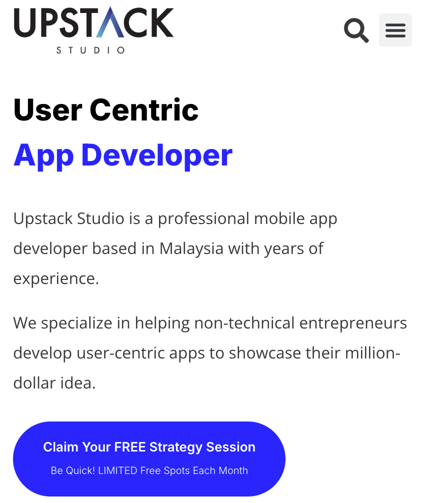 Upstack Studio SEO case study