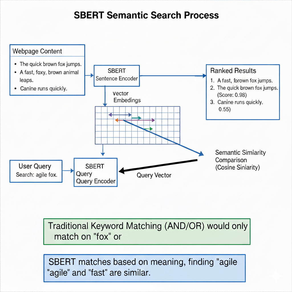 Comparison of traditional Google search results versus AI-powered search overview displaying synthesized answers from multiple sources