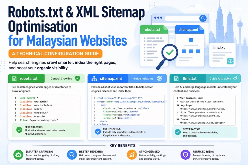 Robots.txt & XML Sitemap Optimisation for Malaysian Websites: A Technical Configuration Guide