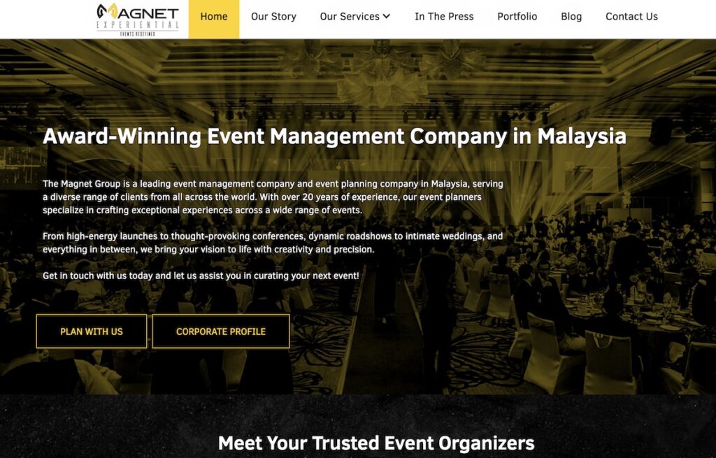 The Magnet Group homepage