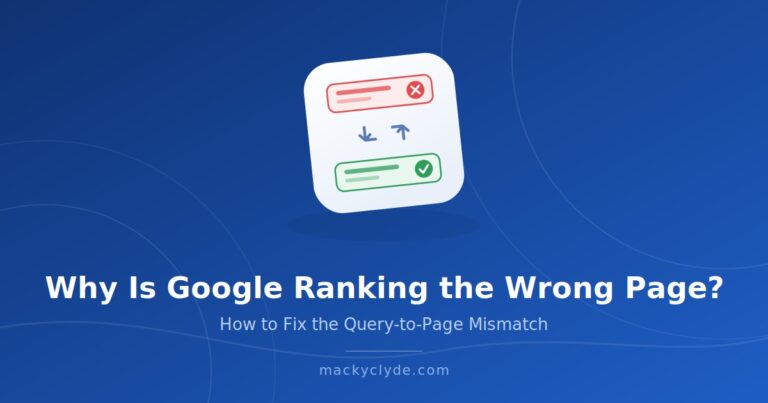 featured google ranking-wrong-page